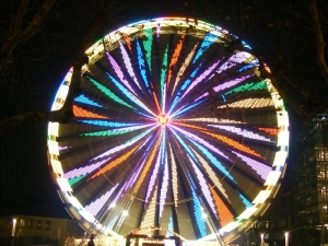 Das Riesenrad am Burgplatz