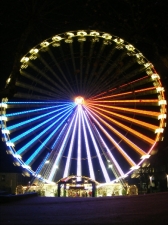 Das Riesenrad am Burgplatz