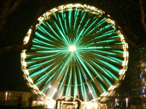 Das Riesenrad am Burgplatz