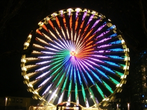 Das Riesenrad am Burgplatz