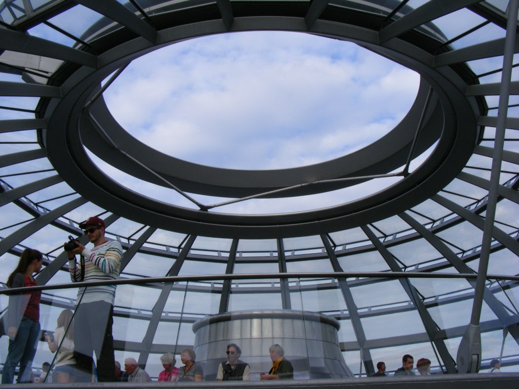 Das offene Dach der Kuppel