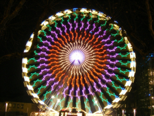 Das Riesenrad am Burgplatz